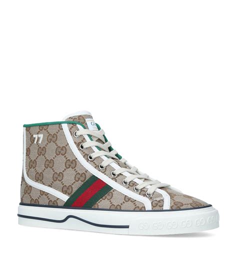 prix basket gucci|gucci high top sneakers beige.